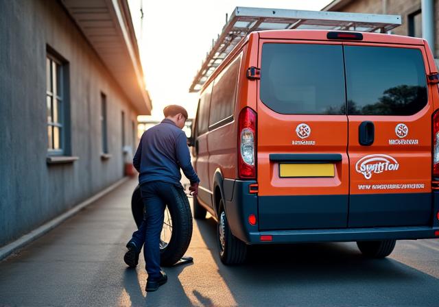 Mobile tyre replacement service